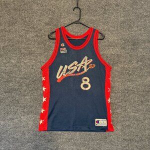 Vintage Scottie Pippen Dream Team II Champion Jersey SZ L Retro 1996 Basketball